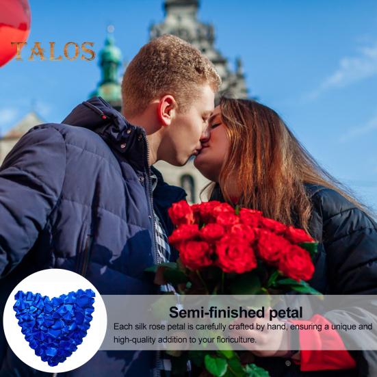 273 db Előkészített Szatén Szalag Rózsa Szirom Kézzel Készített Félkész Örök Rózsa Szirom DIY Örökkévaló Virágcsokrok Esküvői Évfordulóra Születésnapra