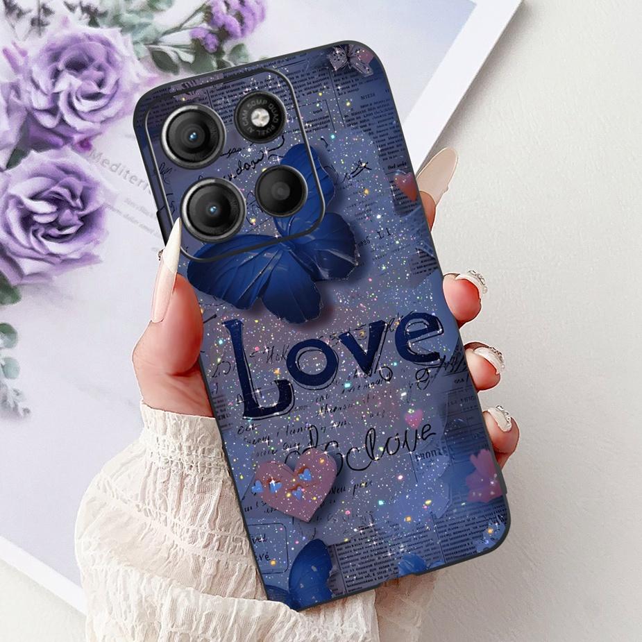 For Motorola Moto G15 Case Stylish Painted Cover Shockproof Soft TPU Phone Case For Motorola G15 G 15 MotoG15 Fundas 6.72'' Capa