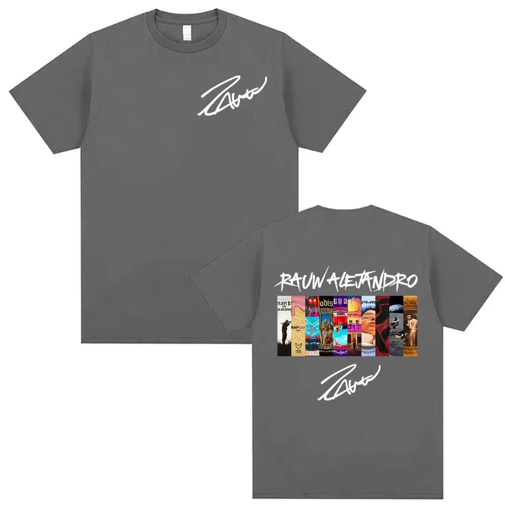 Singer Rauw Alejandro Album Graphics Tshirt Mens Clothing Fashion Hip Hop Classic Pop Music T Shirts Unisex Oversized T Shirt S
