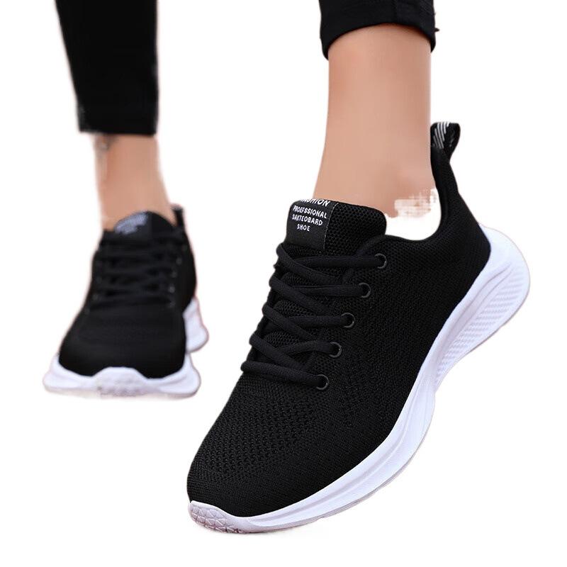Running shoes women's new 2025 spring and summer mesh breathable casual women's shoes light soft sole comfortable sports shoes