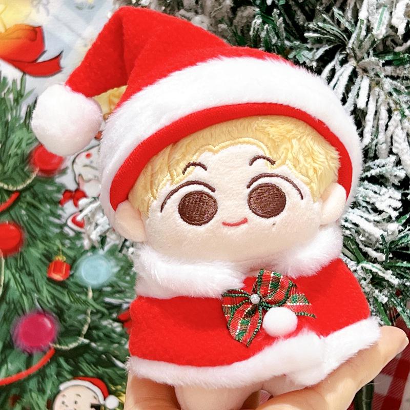Labubu Christmas Outfits for 17cm Vinyl Dolls - First & Second Gen Accessories