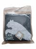 Y6216 Puma Bath Towel, Pool, Beach, Training, Black, 50x100 cm
