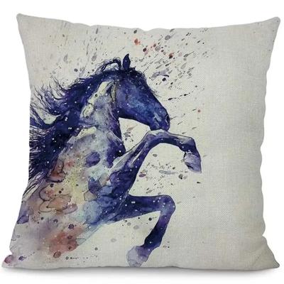 Drucken Running Horse Kissenbezug Wilde Tiere Kissenbezug Bürostuhl Taille Wohnkultur