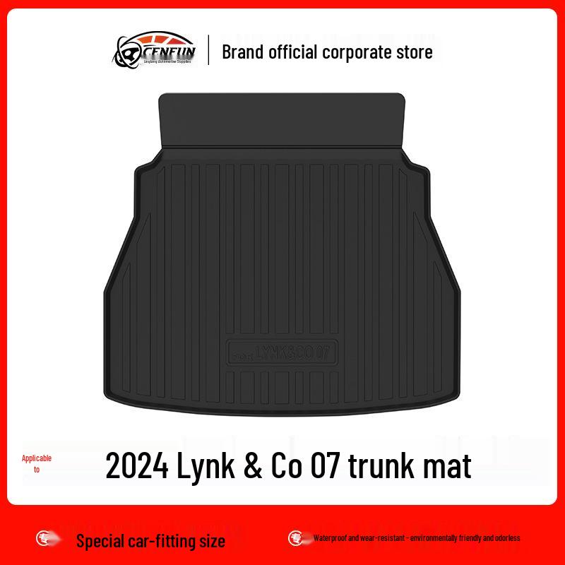 

Lynk & Co 07 2024 TPE Коврик в багажник: Экологичный, без запаха, водонепроницаемый, износостойкий ковер Galaxy.