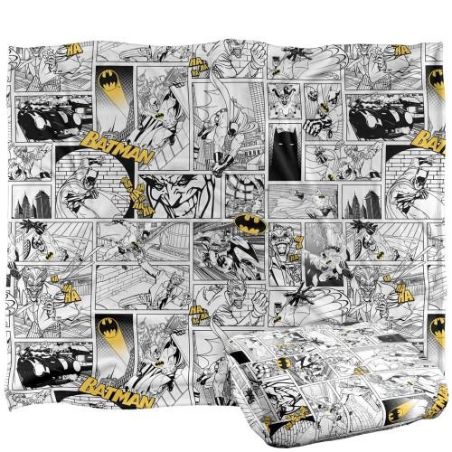 Batman Action Panels Blanket