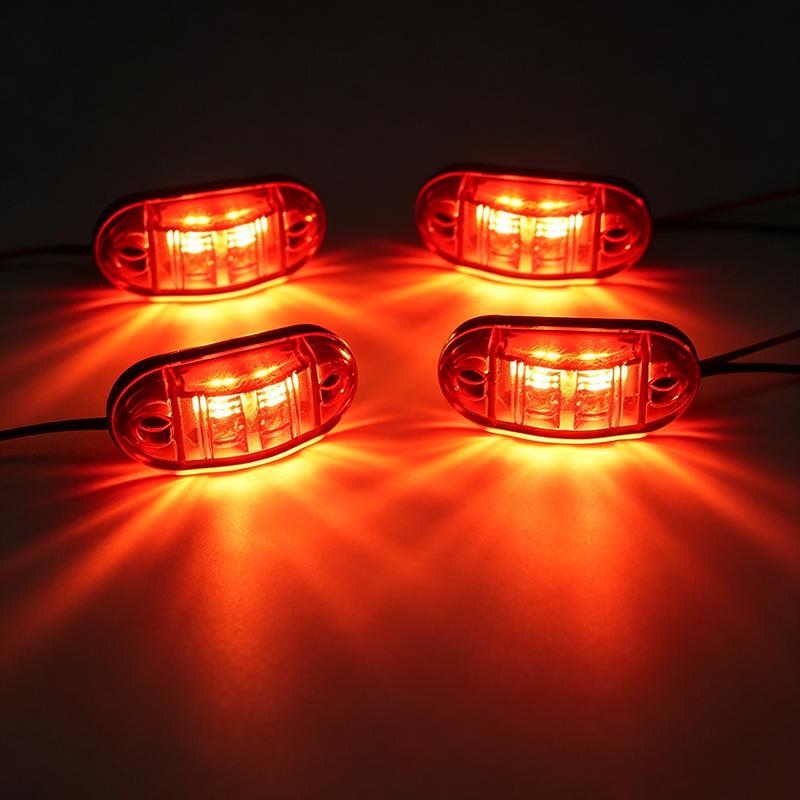 2/5/10PCS 12V 24V Universal Marine Boat Navigation Light Truck Warning Signal Side Marker Lights Clearance Lamp Car Accessories 3