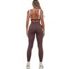Cross-Border High-Waist Yoga Set: Quick-Dry Sports Bra & Long Pants