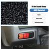 Car Rear Fog Lampshade Cover Lamp Protective Decoration Taillight Cover For Suzuki Jimny 2007-2017 Smocked Black Car Exterior Accessories