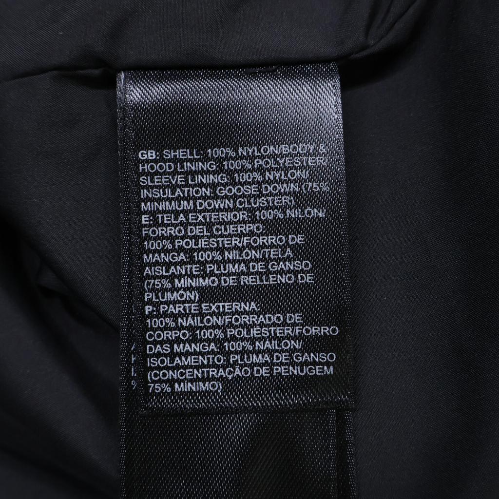 The North Face Black Hooded Quilted Long Down Coat 550 Fill Coat XS blackUsed