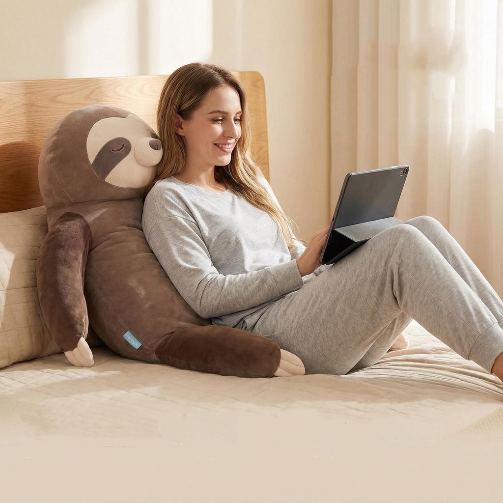 100Cm Kawaii Sloth Plush Toy Cartoon Simulation Animal Soft Stuffed Plushies Doll Big Size Cute Girls Room Pillow Birthday Gift