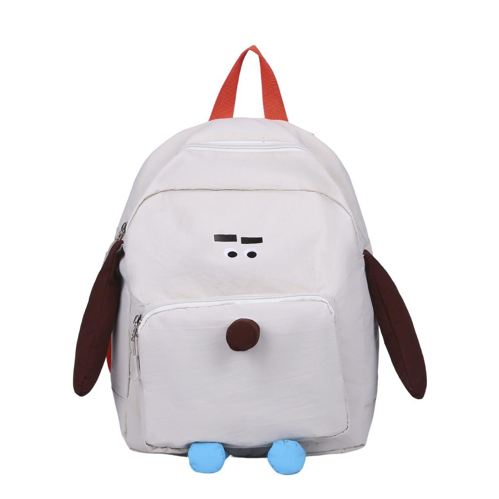 Dog Animal Pattern Backpack Children Schoolbag Adjustable Shoulder Straps Gift