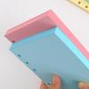 250Sheets Colored Refill Paper Blank Loose Leaf Paper 5 Colors 6 Hole Binder Paper Notebook Filler Paper Refillable Binder Inserts