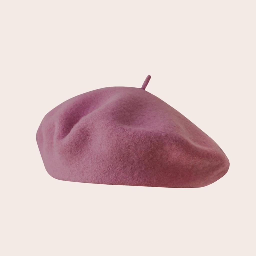 Autumn & Winter Wool Beret: Thick, Fashionable, Versatile & Warm