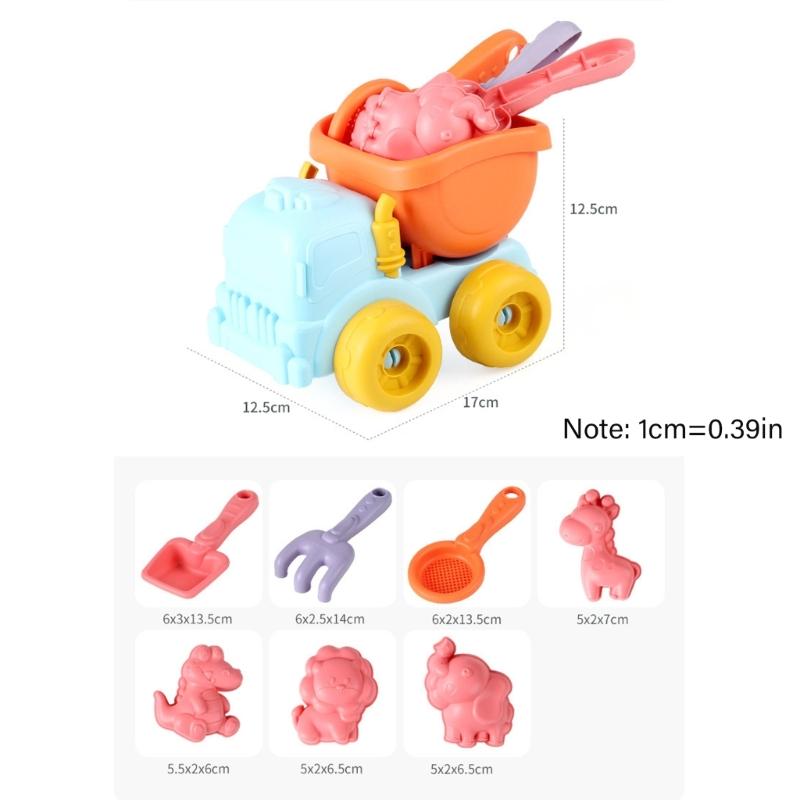 Colorful Sand Bucket Spade Baby Birthday Gifts Baby Sand Toy Shovel for Beach Kids Sand Games Tool Kids Beach