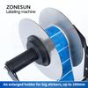 ZONESUN ZS-TB16P Round Bottle Labeling Machine With Smart Electric Pedal Glass Plastic Bottle Jar Vial Sticker Packing Labeler