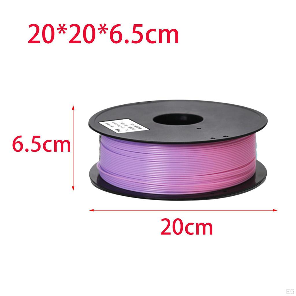 1.75mm PLA 3D Printer Filament 1kg 2.2lbs 330 Meters Wound Accessories for Printing