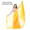 Silk Latin Belly Dance Shawls Light Performance Shawl Fashion Dancing Scarf  Show Costumes