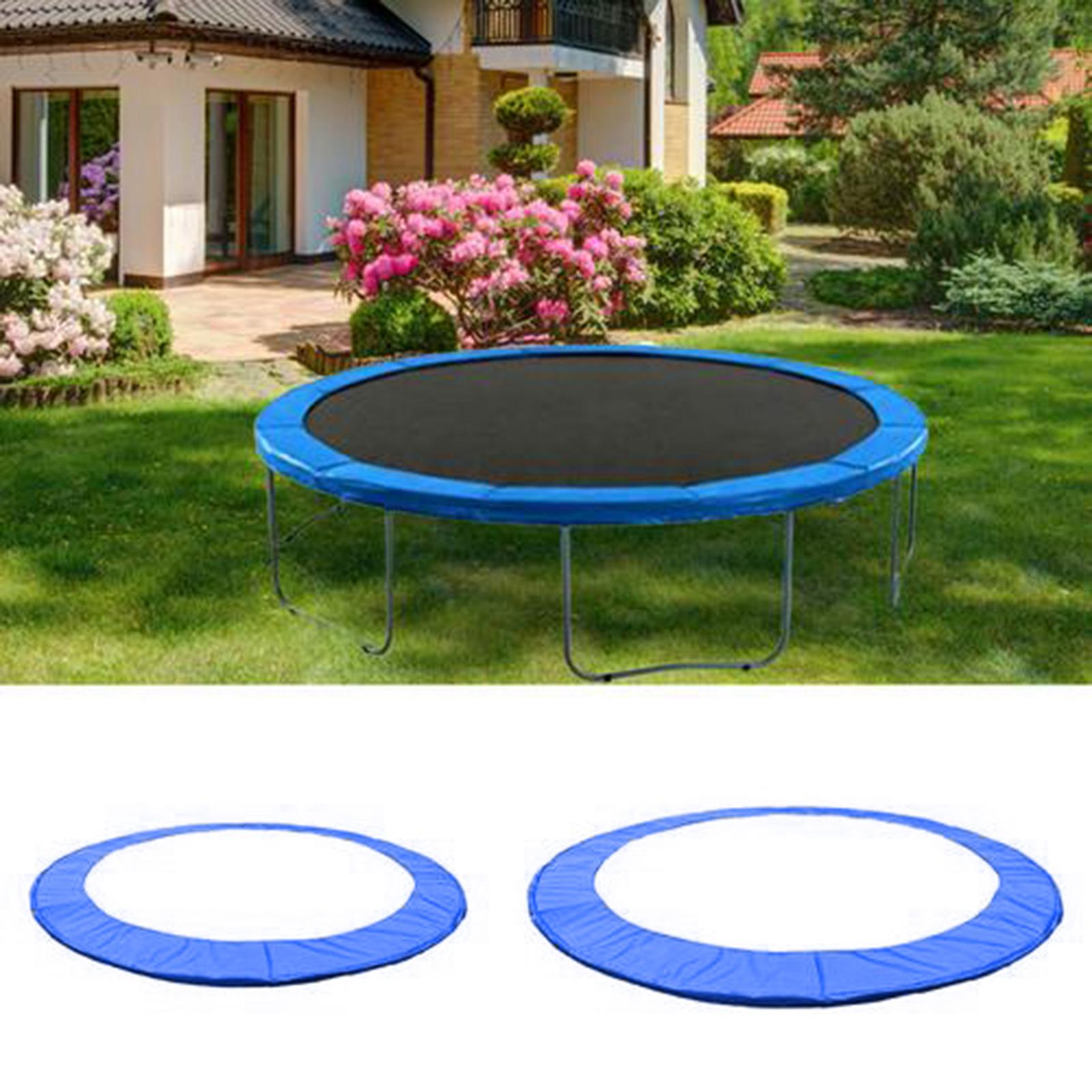 Trampoline Safety Pad 8/10 Ft Round Trampoline Padding for Spring Surround Spring Foam Cover Waterproof Trampoline Replacement