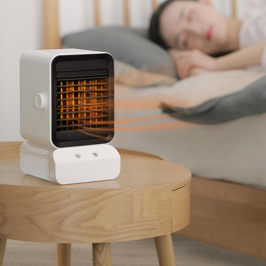 Air Cooler Heater Humidifier Fan 3 Cooling Settings 600W for Personal Use
