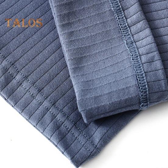 Zimowe długie kalesony U Convex Bulge Pouch Cienkie spodnie o wysokiej elastyczności Starannie szyte legginsy w jednolitym kolorze Spodnie do spania w domu