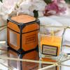Scented Candle, Romantic Wedding Deodorant, Hotel SPA Candlelight Dinner, Windproof Glassless Square Cup Candle