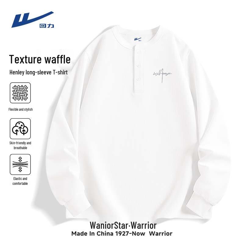 

Warrior Men s Waffle Knit Long Sleeve Base Layer T-Shirt M