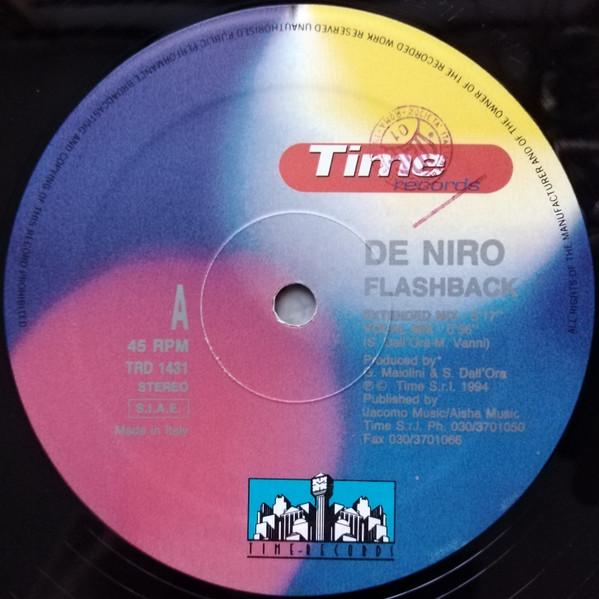 

12inch Record DE NIRO - Flashback TRD1431 Time Records 1994 Italy Dance & Electronica Used