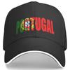 Portugal Flag Baseball Cap Cool Fashion Couple Women Design Hip Hop Hats Summer Fashion Outdoor Gym Breathable Baseball Caps