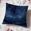 The Starry Sky Cushion Cover Premium Comfort Reversible Pillow Cove Two In One Design for Any Room  Car Interior