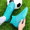 New football shoes high top camouflage broken nails children's professional training shoes broken nails factory football shoes