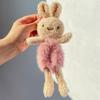 Adorable Bear Hug Cartoon Plush Hair Tie - Women's New Style Ponytail Rubber Band Hair Accessories 2025