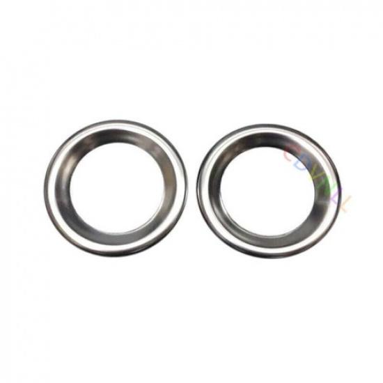 2017-2022 Silver Steel A Pillar Speaker Frame Cover Trim 2Pcs For Honda CRV CR-V