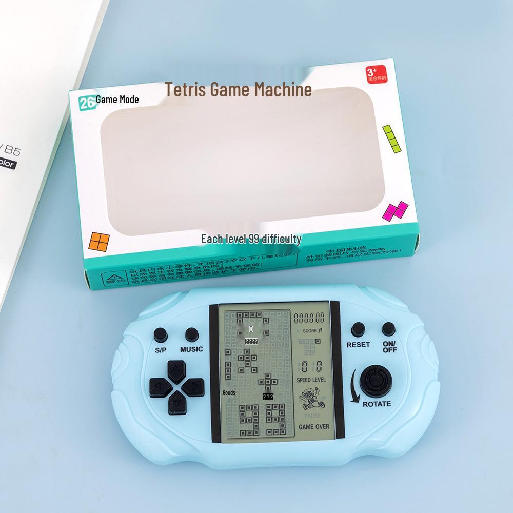 4.1-Inch Handheld Electronic Game Console - Classic Nostalgic Tetris Edition