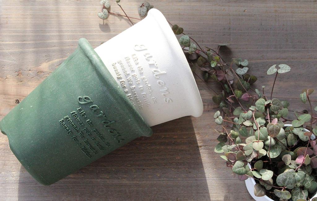 Yawata Kasei Eco PotKvetináč Okrúhly č. 4 Biele ``Hachiman gardenspapier''