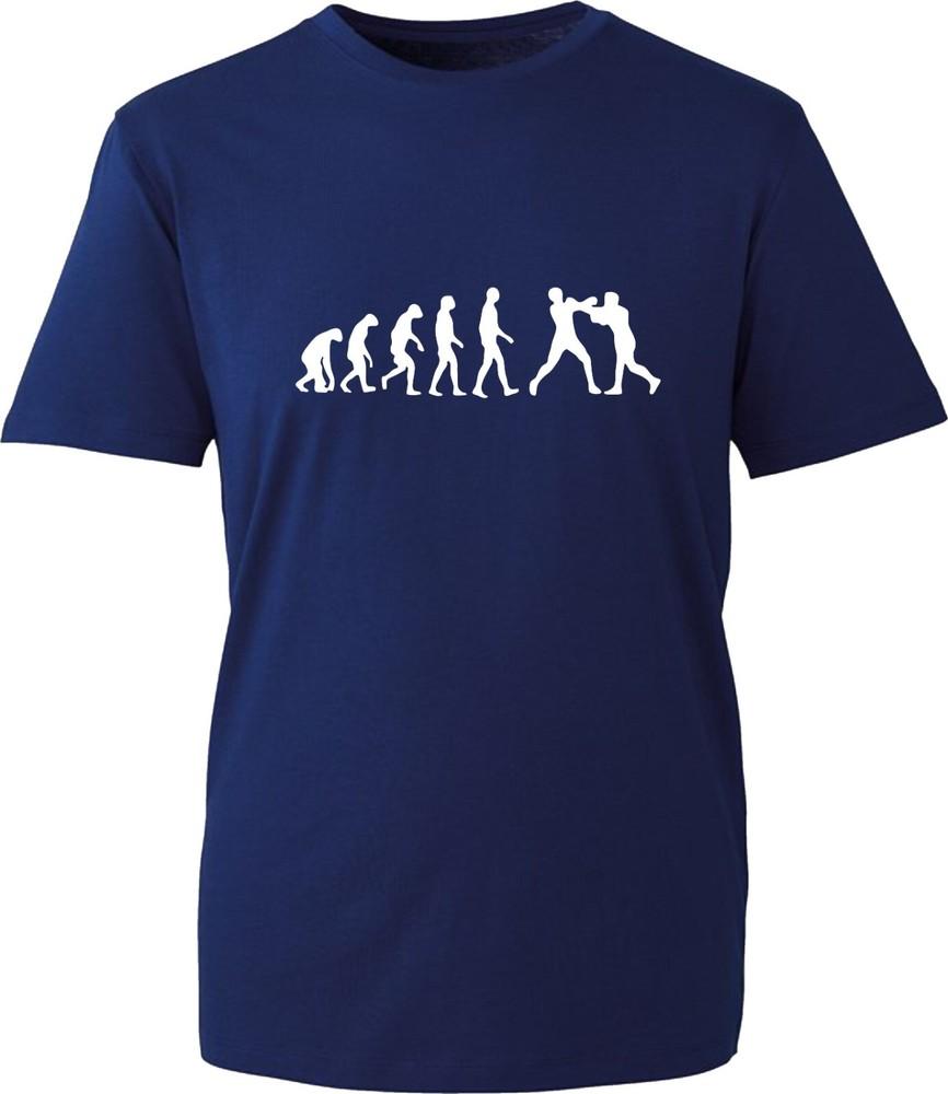 Evolution Of Boxing TShirt Huunisex Evolution Funny Combat Sport Boxers Unisex Top S