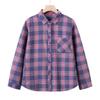 YUZHAOLIN Women's 100% Cotton Plaid Long Sleeve Blouse