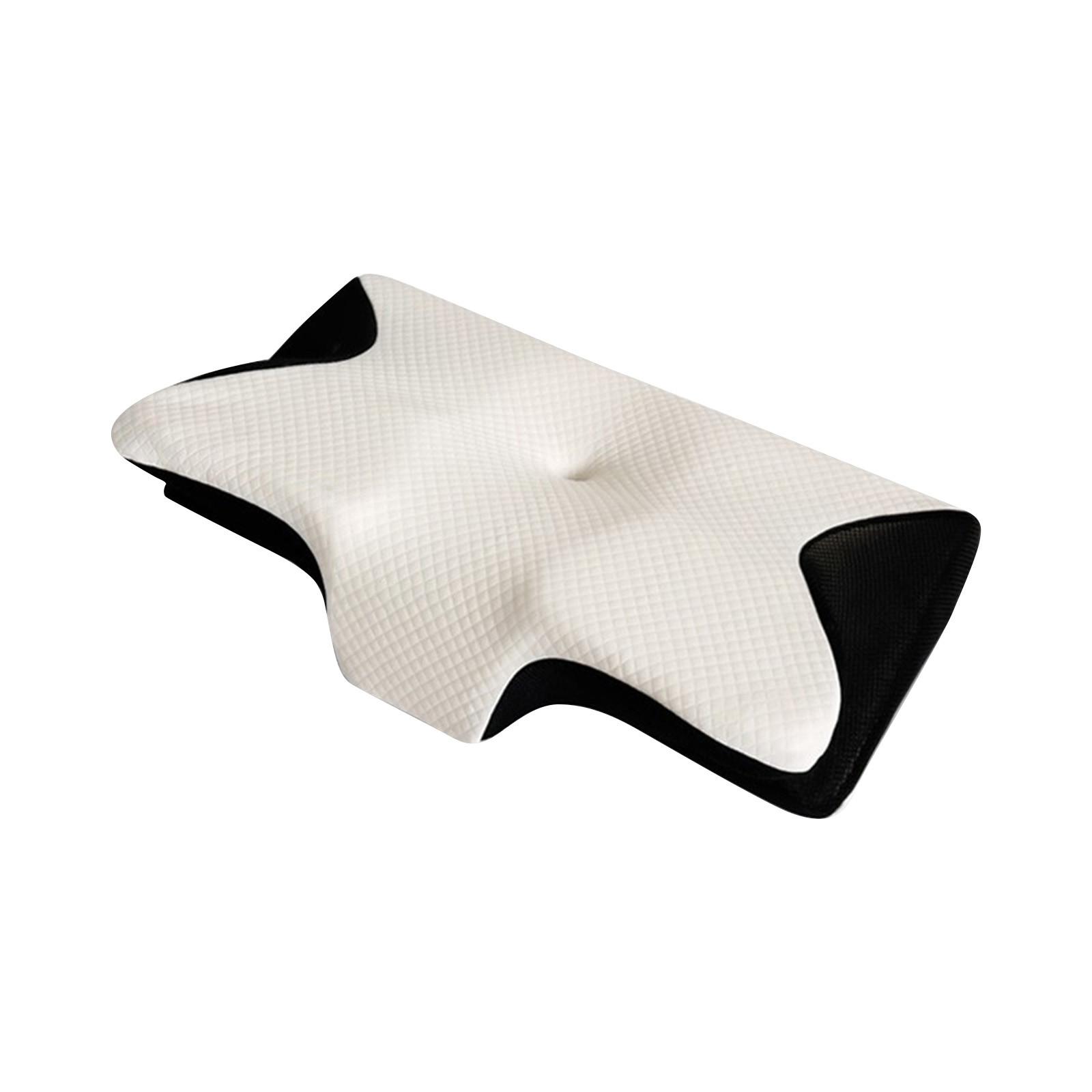 

Удобная подушка с эффектом памяти, эргономично разработанная подушка для поддержки шеи, улучшающая сон, идеально подходит для женщин, спящих на боку, на спине и на животе One Size чёрный