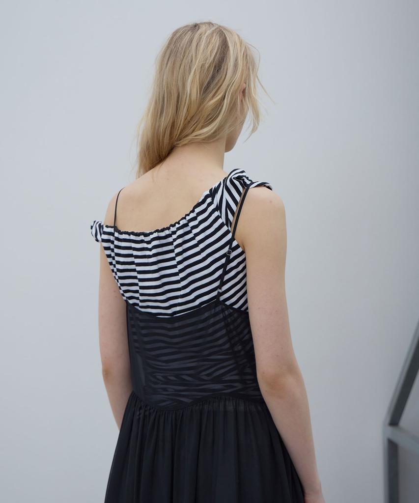 Lcdc Tm Mesh Frill Dress (Black)