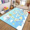 15 Size Snakes and Ladders Game Pattern Rug Carpets for Bedroom Living Room Mat Creative Door Mat Dressing Room Rugs Play Mats