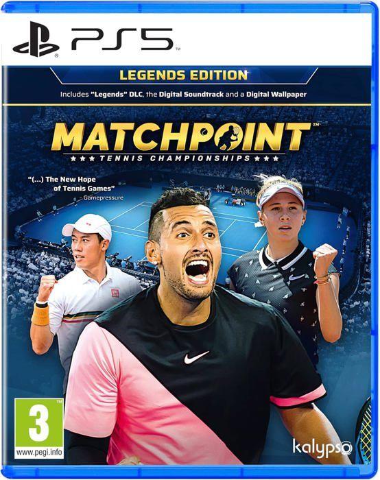 Jeu Vidéo - Matchpoint - Legends Edition - Import - Jouable en Français - PS5