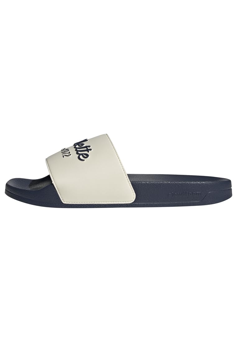 

Спортивные сандалии Adilette Сандалии для душа LIN18 Wonder Navy см [Adidas] Белый/Темно-синий/Тень (GW8748) +27,5