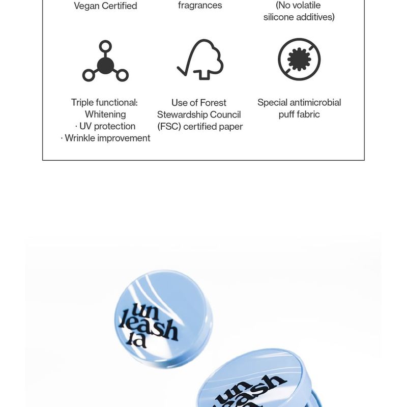 UNLEASHIA - Babe Skin Baby Blue Cushion Re-Feel Refill Only - 8 Colors