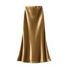 Gonne Lunghe Maxi Satinate Casual da Donna Vita Alta Elastico Nascosto Gonna Lunga a Linea A per Ufficio Gonna Midi da Cocktail in Raso e Seta da Donna