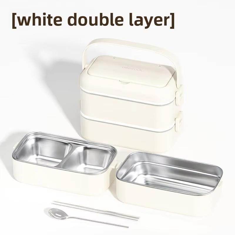 Large Capacity 304Stainless Steel Multi-layer Lunch Box-Microwave-Safe,Leakproof Bento Box with Multi-Compartment,Food Container