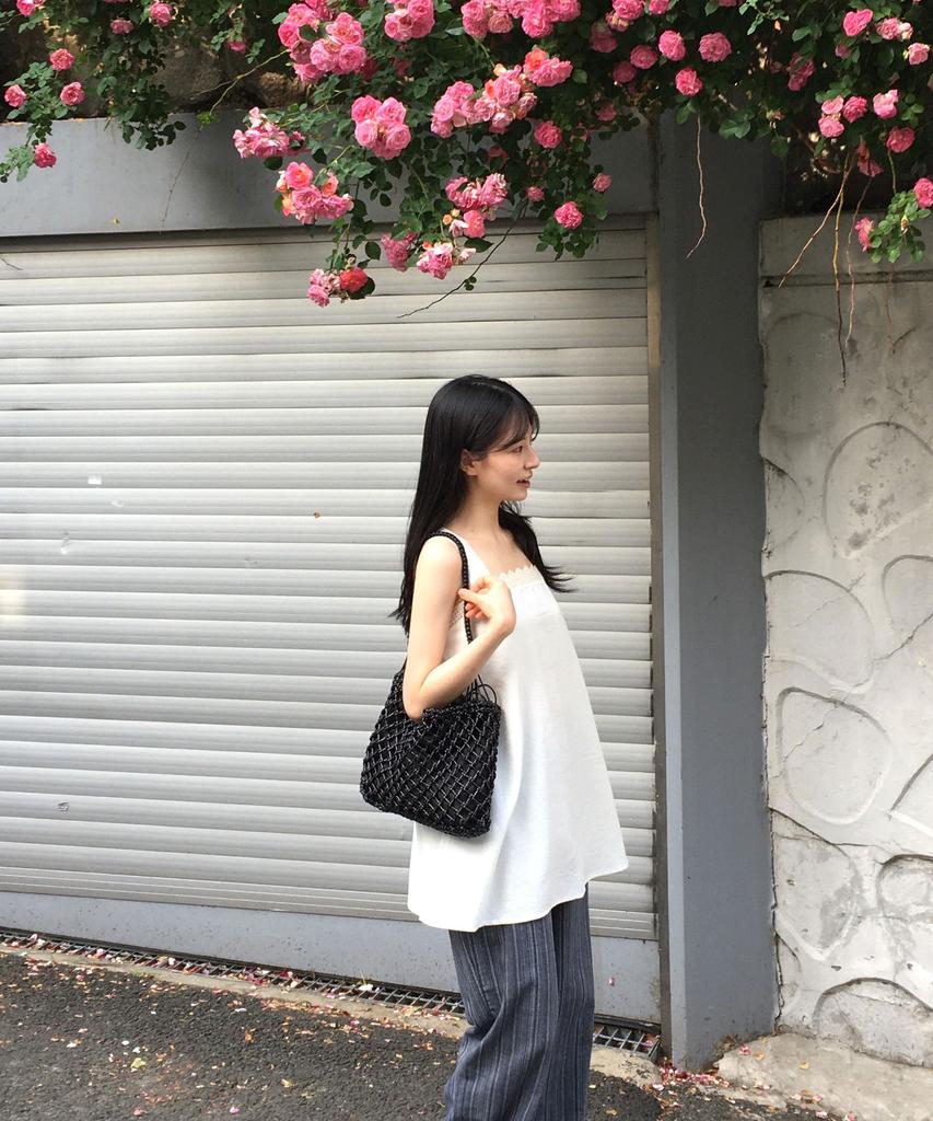 Julliapepe Natural Stripe Pants (Blue)