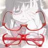 Homura Akemi Cosplay Glasses Half Frame Cos Accessories Pc Material Girl Anime