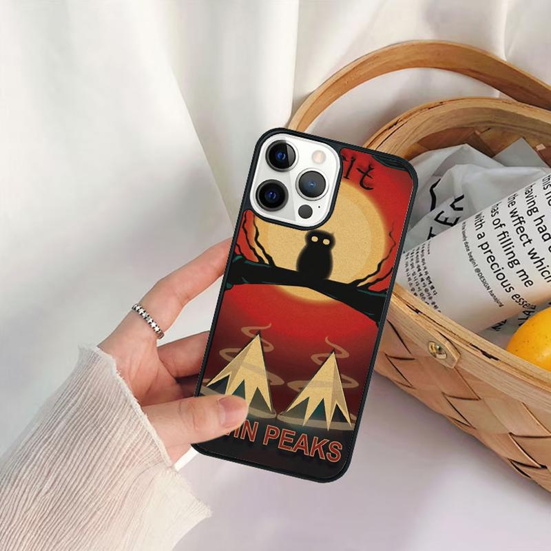 Twin Peaks poster Phone Case For iPhone 17 Air 16 15 14 11 12 13 Pro  MAX Plus coque Cover Shell