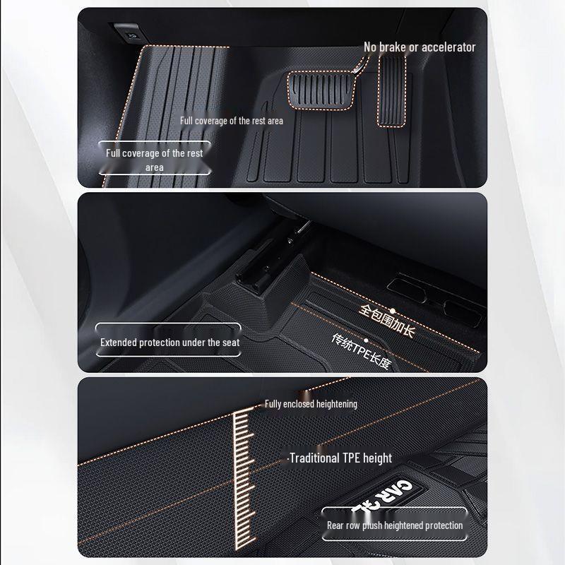 26 New TPE Full Coverage Floor & Trunk Mats for Leapmotor C16