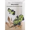 1/18 DongFeng Warrior Military Armored Vehicle Off Road ORV SUV Alloy Metal Diecast Model Car Sound Light Collection Large Gifts