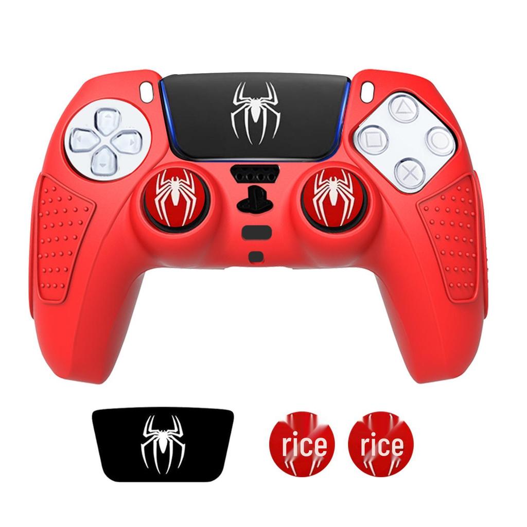 Silicone Anti-slip Protective Case for PS5 Controller, Game Accessory Set